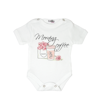 Carra Chanel Morning Coffee бебешко боди